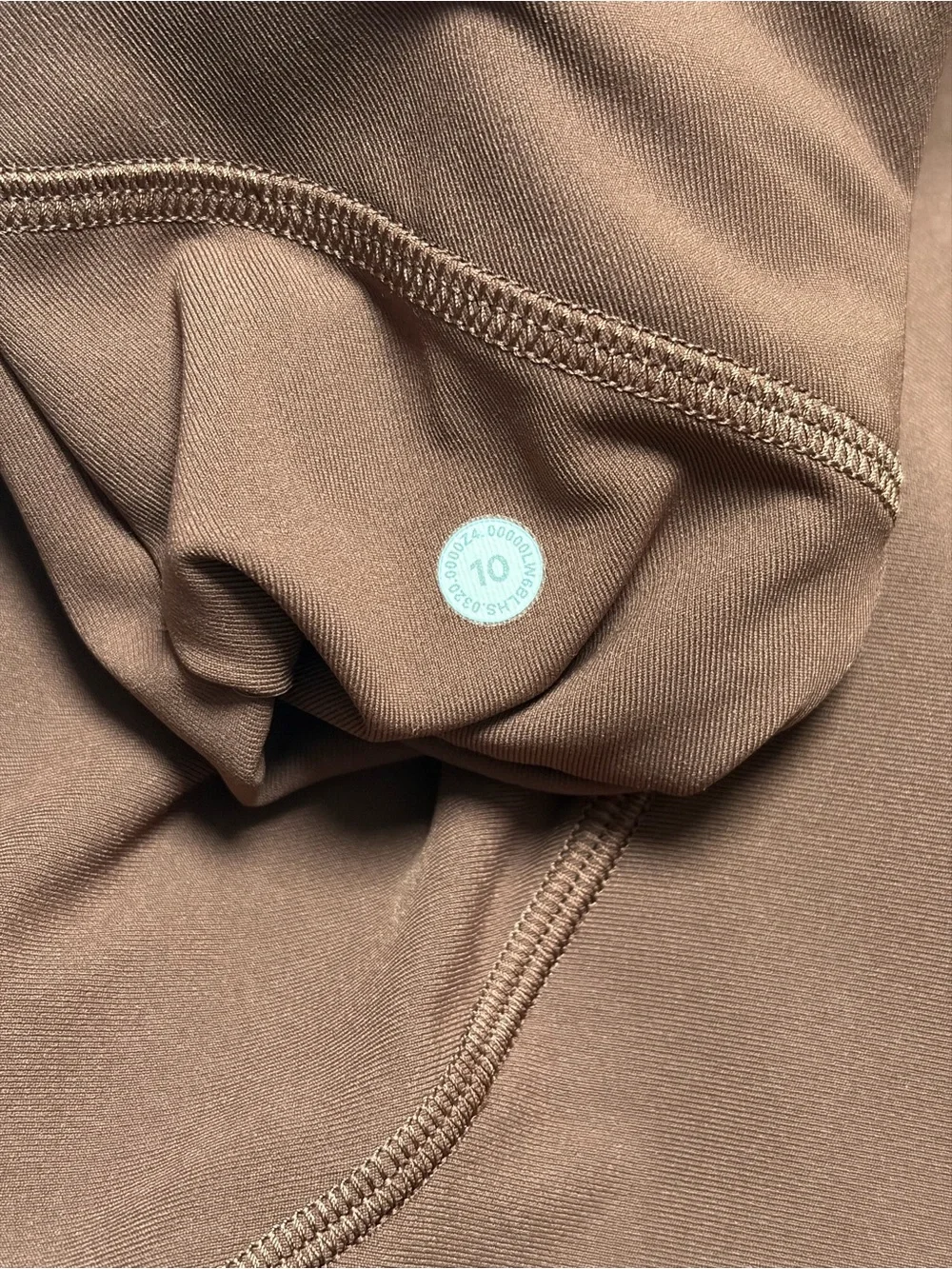Lululemon Swift Speed High-Rise Cropped Leggings in Brown Earth, 21” SZ 10